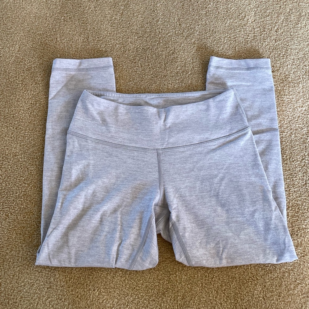 Lululemon light grey leggings size 4